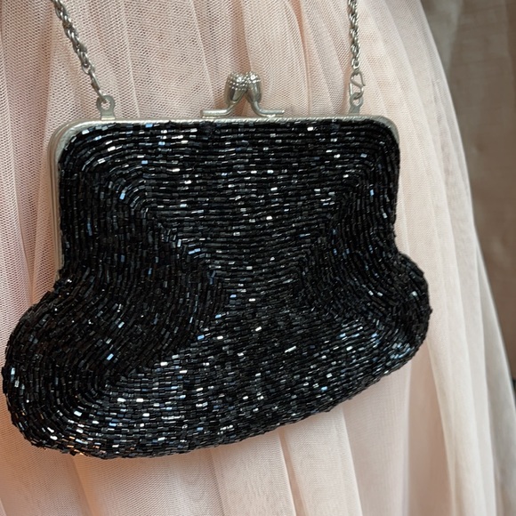 Vintage La Regale caviar beaded luxury purse - Picture 3 of 11